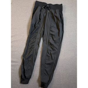 Lululemon Black Studio Jogger Pants Size 4 Drawstring Athletic